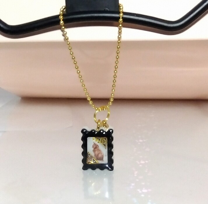 エジプト風守り神Cat by:レジンdeキーホルダー