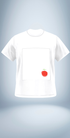 リンゴ🍎のTシャツ