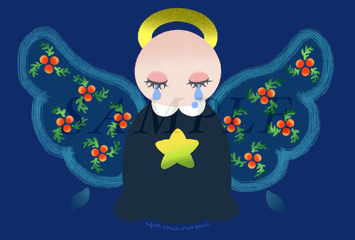 ポストカード Holly Berry Baby