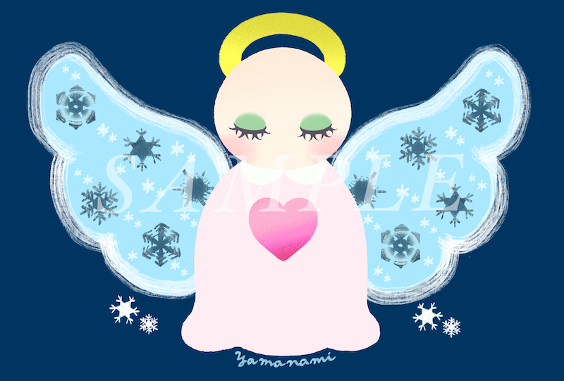 ポストカード Snowflake Baby