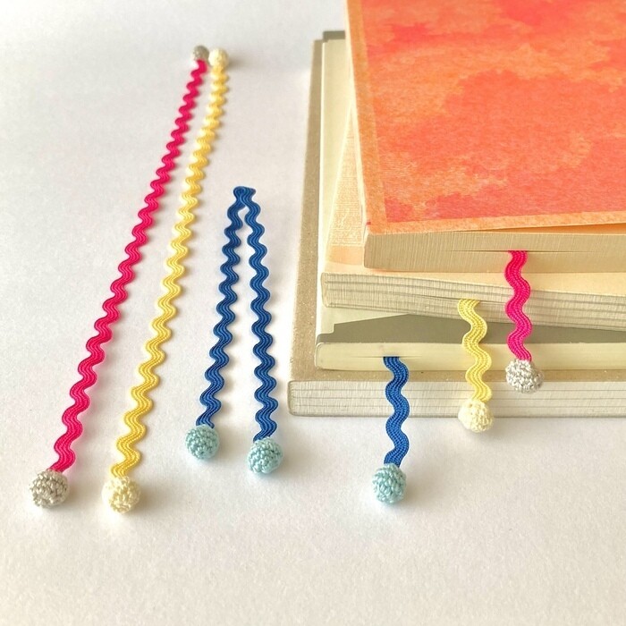 リボンのしおり よりみち 3個