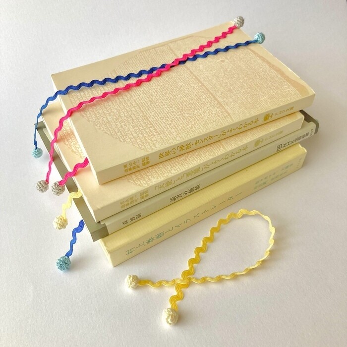 リボンのしおり よりみち 3個