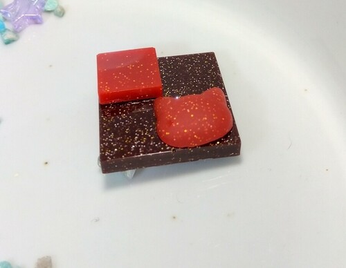 レジンdeねこブローチⅥ ～スクエアキャット～